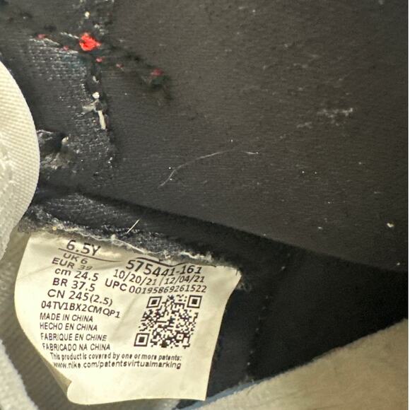 Nike Air Jordan 1 Retro High OG Heritage Chicago Red 575441-161 Size 7.5 - Picture 10 of 12